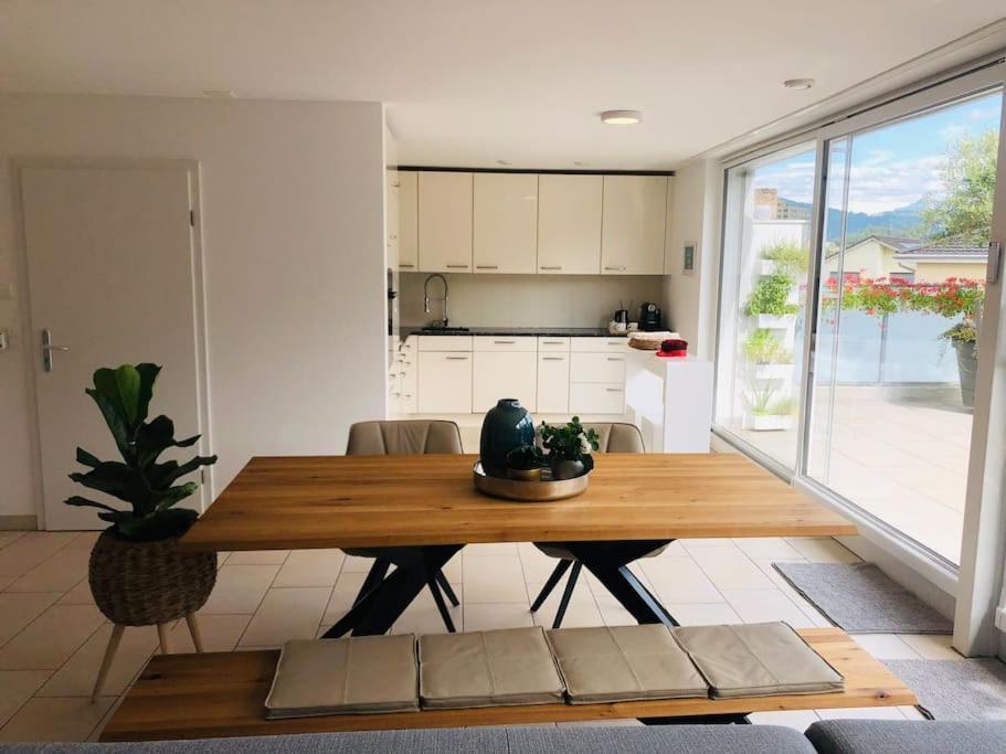 Ferienwohnung Atikka, Penthouse Luzern Exterior foto